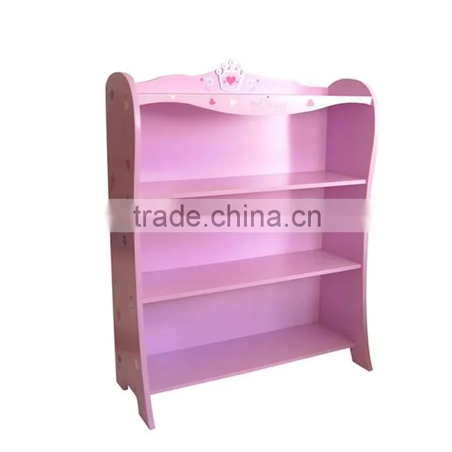 Unfinished floating foldable wood ornament shelf
