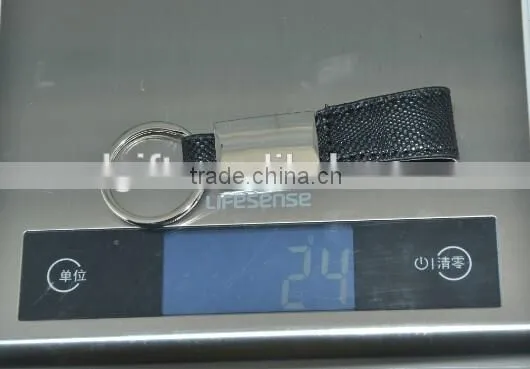 Promotion High quality leather keychain/keyring