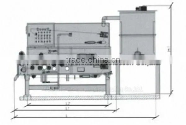 Belt Filter Press for sludge treatment