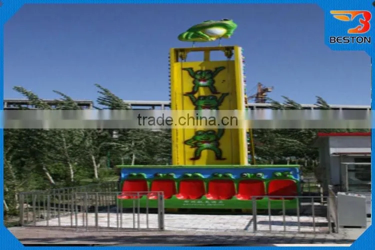 Outdoor children fairground frog jumping rides for sale
