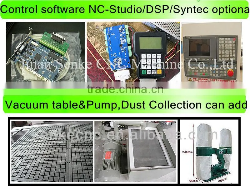 Three spindle Wood milling machine SKW-1325 CNC Router cnc router machine for aluminum