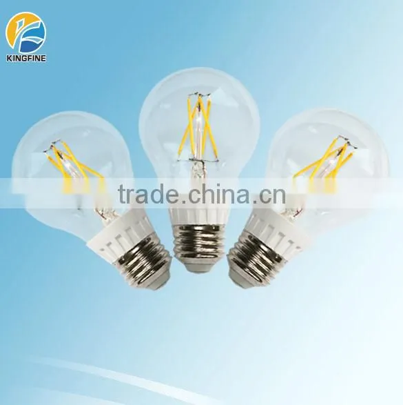 Factory price 8w Globe Sapphire Substrate A60 E27 LED Filament Bulb