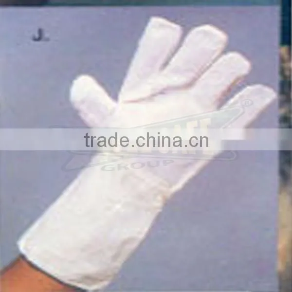 LEATHER HAND GLOVES CHROME SPLIT LEATHER HAND GLOVES SFT-0069