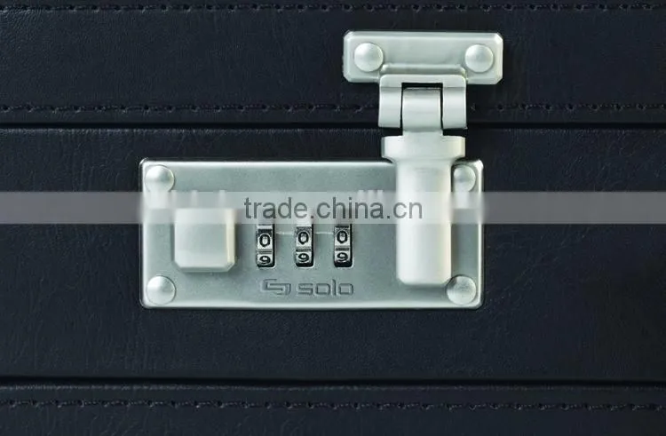 High security combination lock briefcase with secret compartment