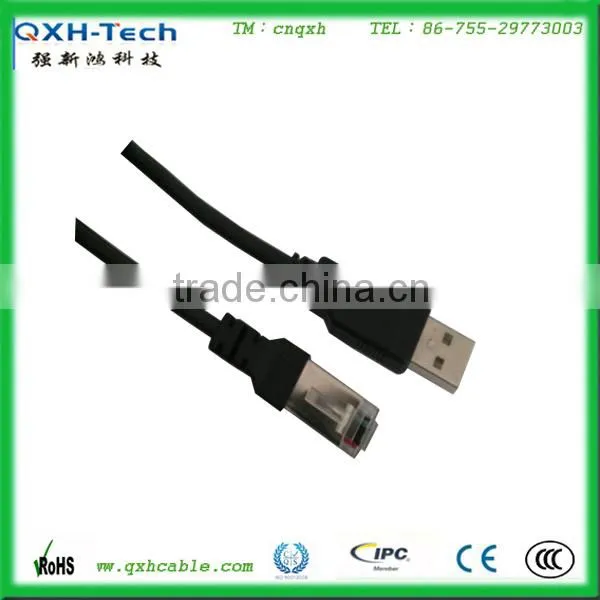 Custom USB to RJ45 cable FTP USB to RJ45