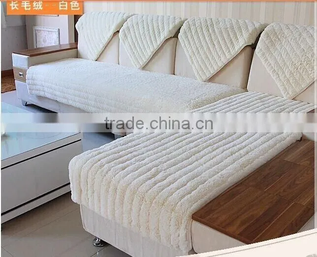 Long microfleecefabric sofa cover