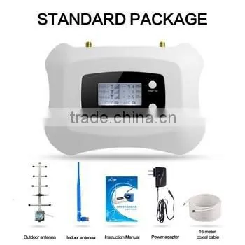 HOT sale easy-to-install 70dBi gain repeater, 2G 4G amplifier 1800MHz cellphonel booster