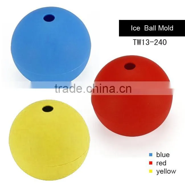 Promotion gift 100% food safe round silicone ice ball maker