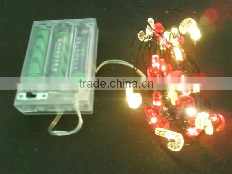 Manufacturer Factory Sales Modeling Christmas LED String Lights with different shape