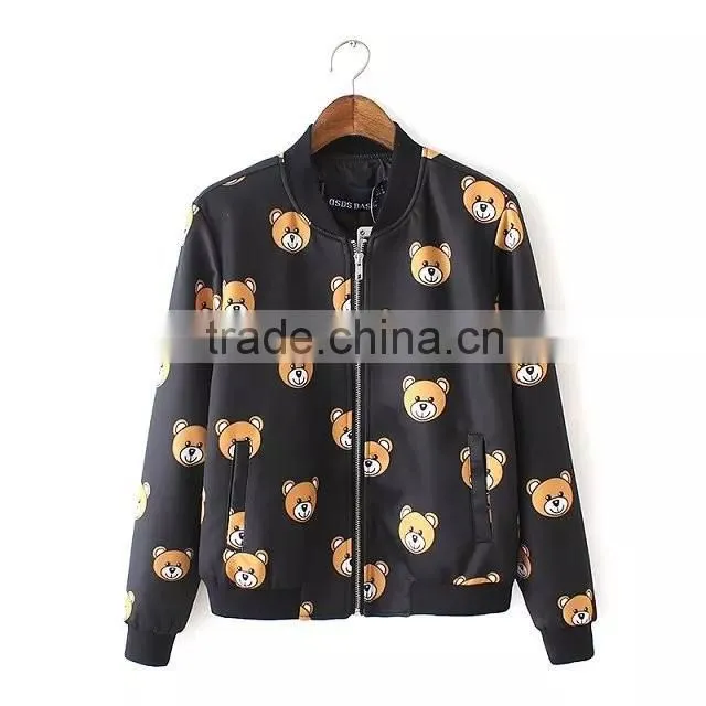 cheap china wholesale clothing panda baseball jacket