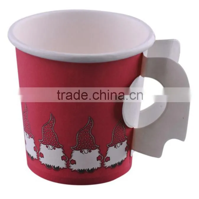 180ML handle coffee cup, paper coffee cup with handle