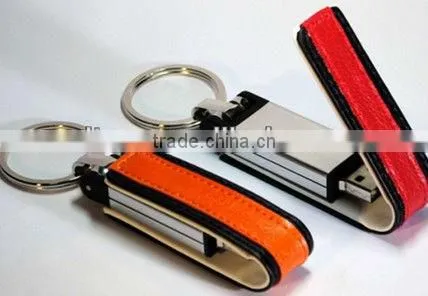 free logo leather usb flash drive 4gb 8gb