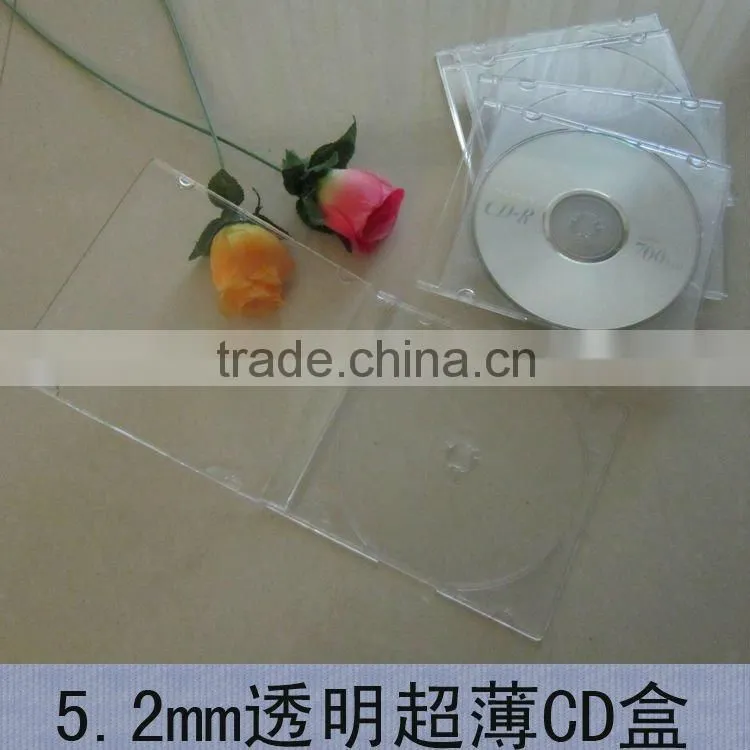 5.2mm Slim clear CD case