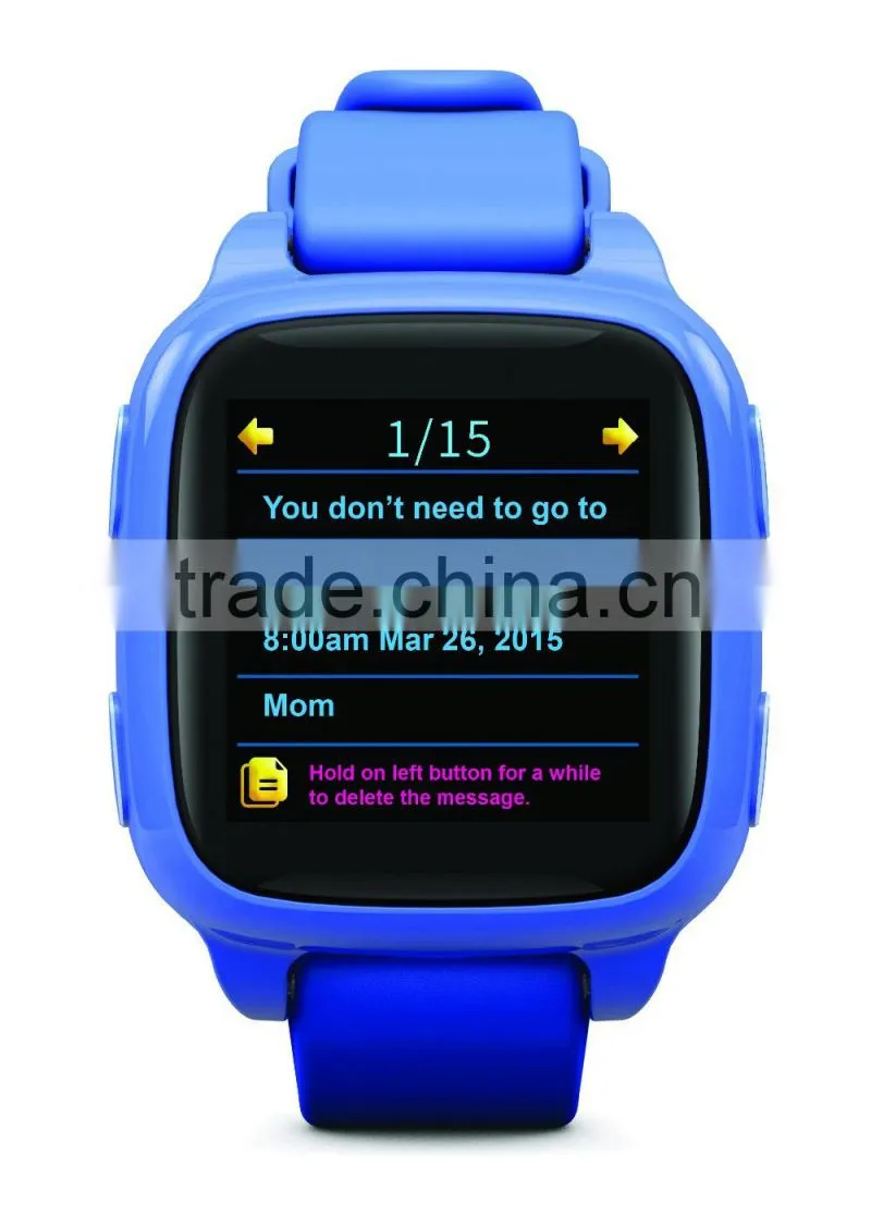 New design waterproof 2016 Wrist Watch GPS Tracking mobile phones