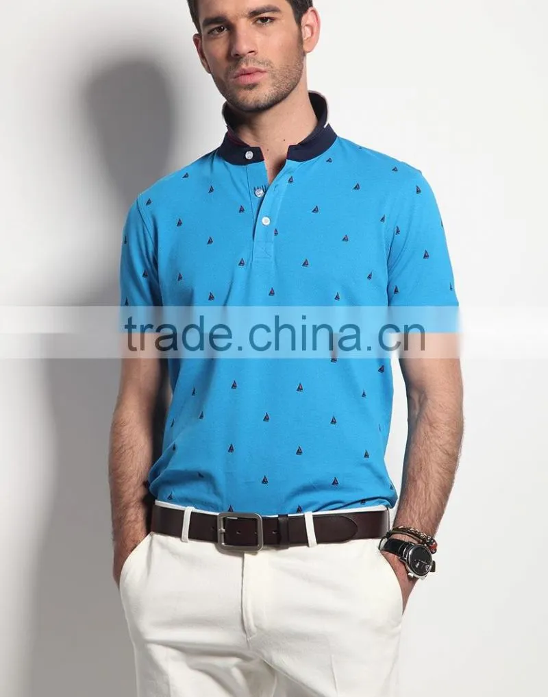 men customized t-shirts leather long sleeve casual t-shirt with print plain sport polo t shirt for men