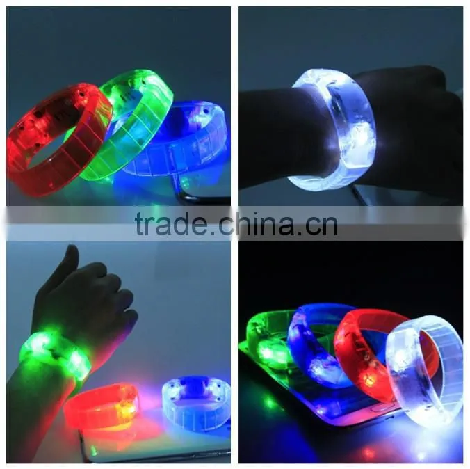 Wholesale Party/Star Live Concert Supplies Led Bracelet ,Led Sound Control Bracelet/Bangle/Wristband