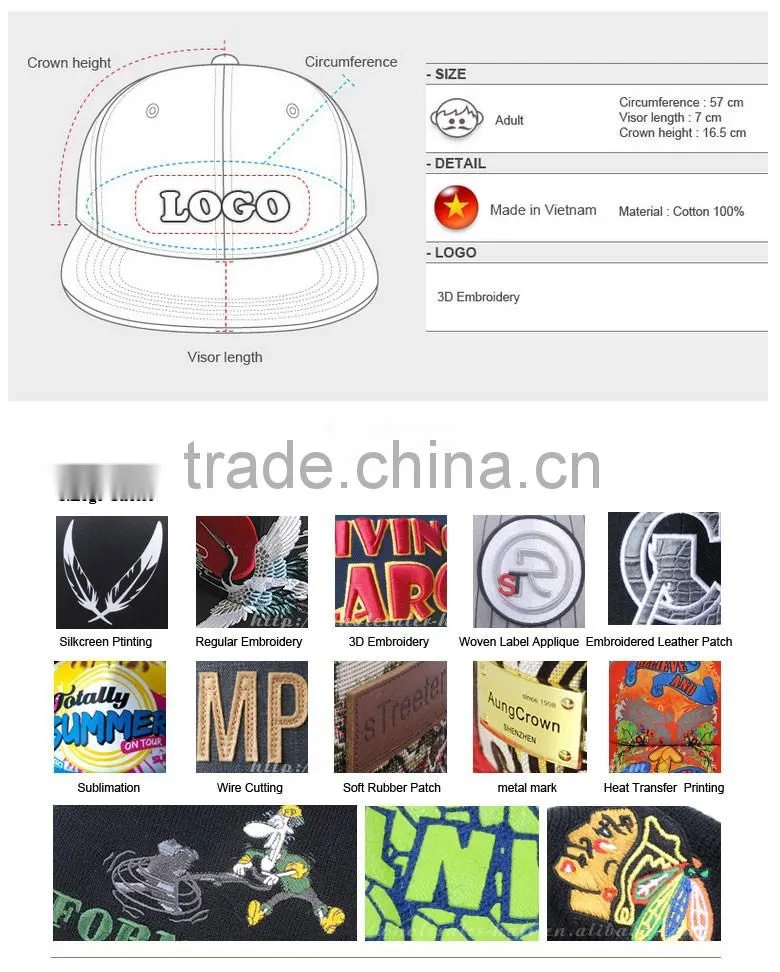 custom embroidery snapbacks/snapback fashion/fashion snapback