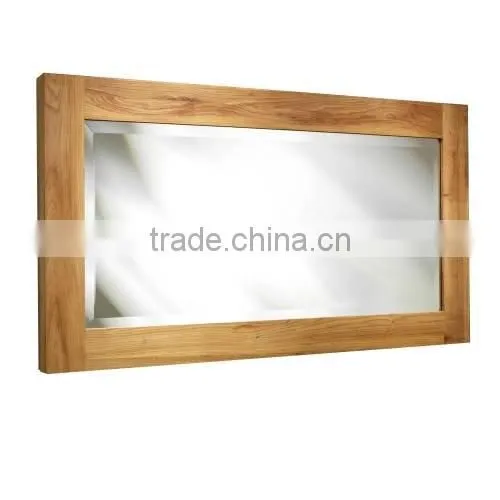 Solid Oak Frame Wall Mirror