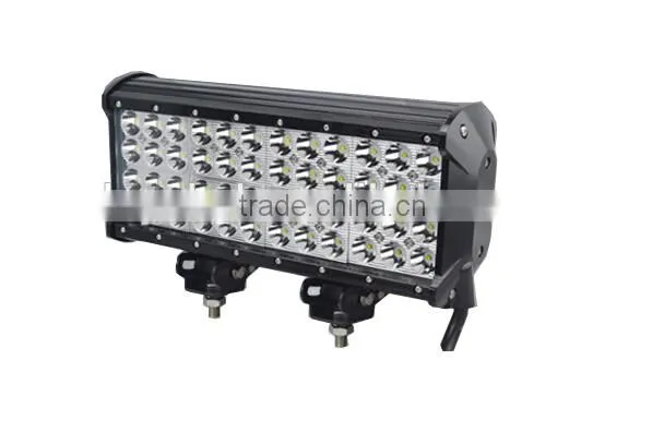 2015 12" led light bar 144w combo beam led offroad light bar 4x4 quad row led light bar