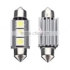 Auto interior light Festoon 5050 3smd led light bulbs