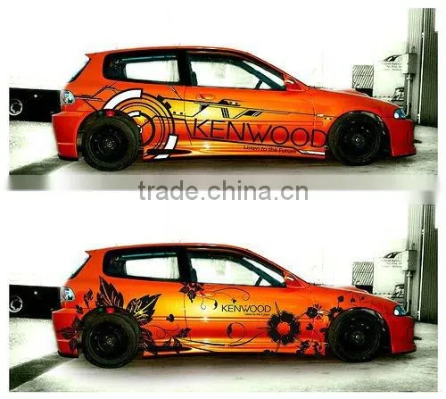 China top media supplier Eco-solvent ink Self Adhesive Vinyl (Bubble Free),Car sticker, Outdoor vinyl for car body decoration