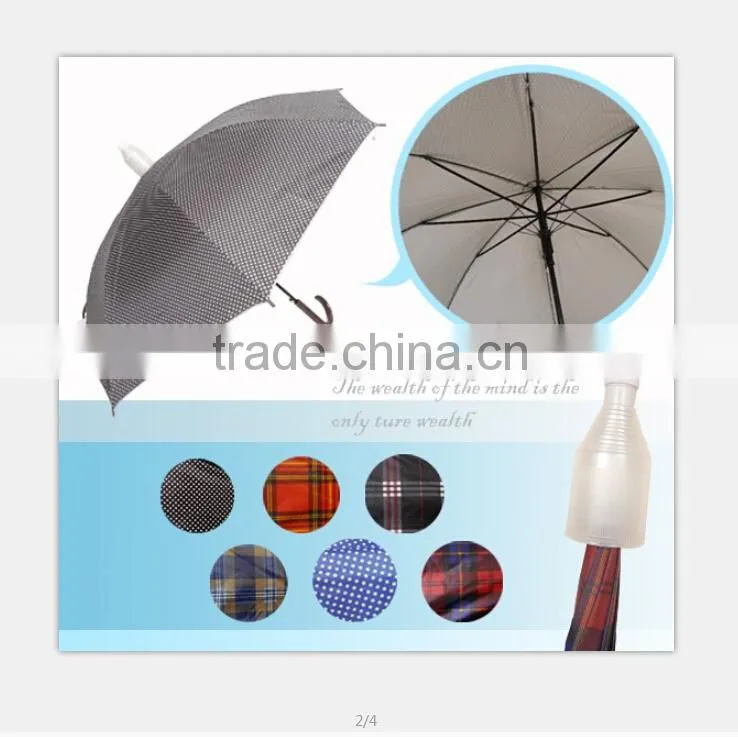 Promotional auto open straight non water drip case wooden umbrella