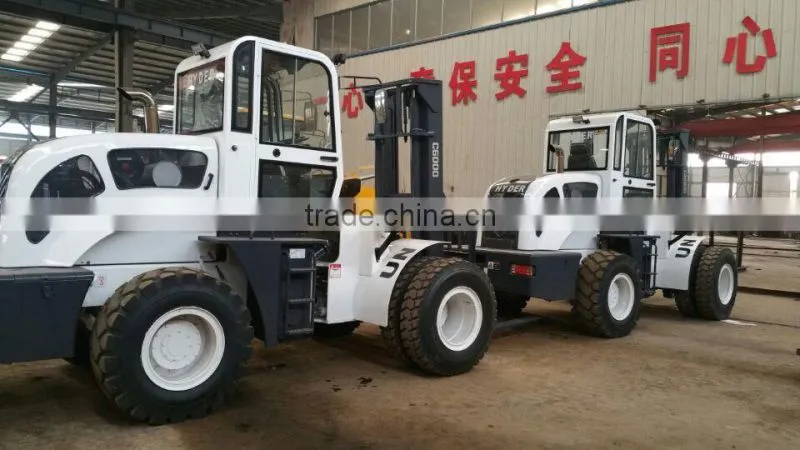 Heavy construction equipment New Terrian Forklift 6000 with hydraulic transmission