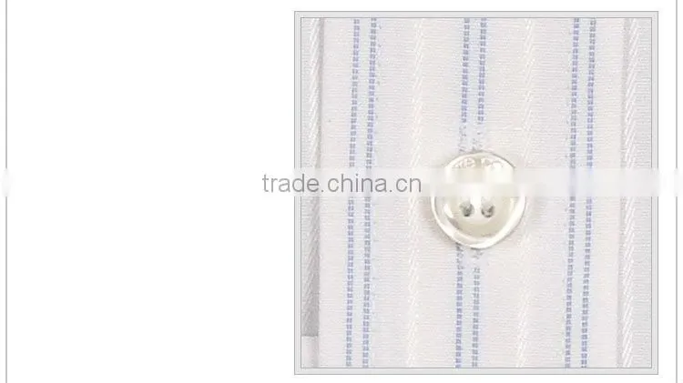 Vertical stripe fashion men dress shirt