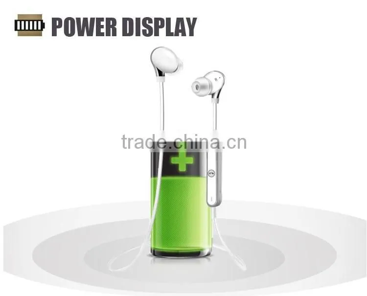 2016 Best Headset S360 Wireless Stereo Bluetooth V4.0 Headphones Handsfree Sports Earphone for Android