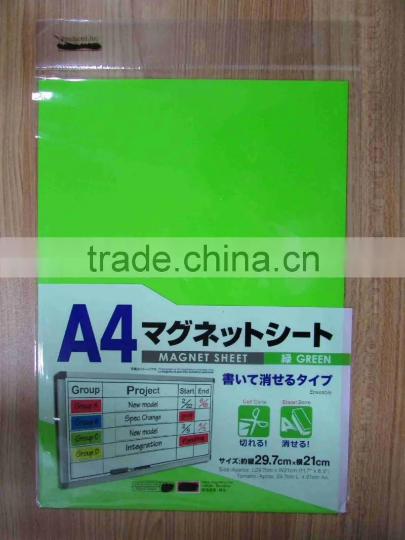 PP DIY Jigsaw Puzzle Magnet Patch ,Can cut shapes fridge magnet! Give up PVC!!!