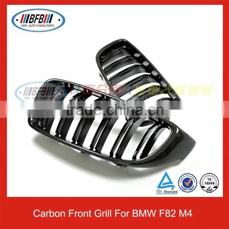 FOR BMW M3 M4 Front Grills Carbon Fiber & ABS Materials F80 F82 Car Grille