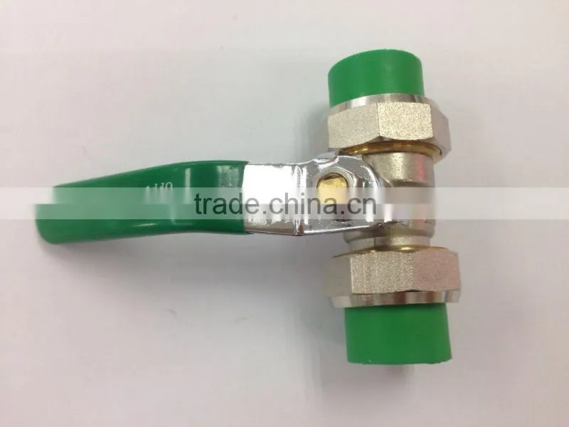 yuhuan manufacturer brass PPR BALL VALVE 3/4"