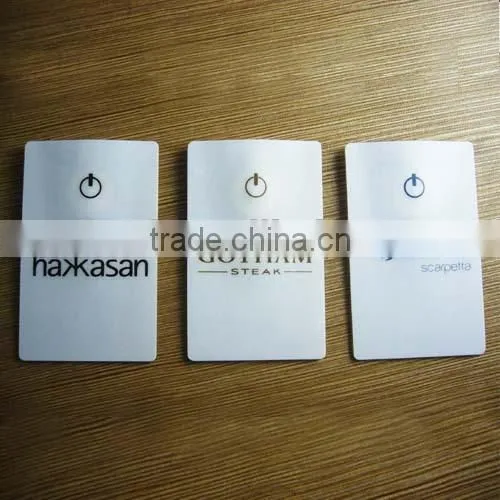 hot sales promotional led pocket lamp card light