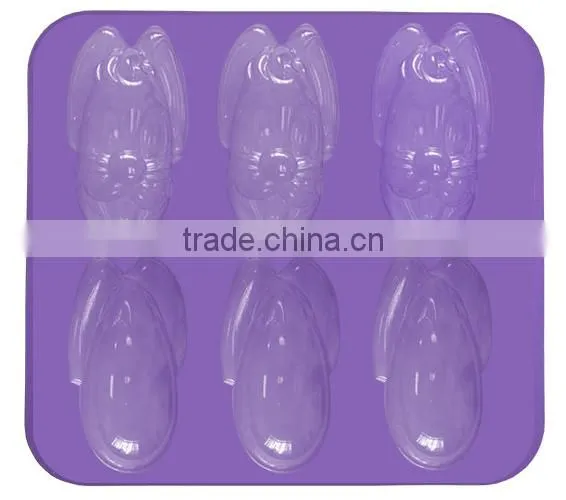 Easter holiday rabbit silicone mould
