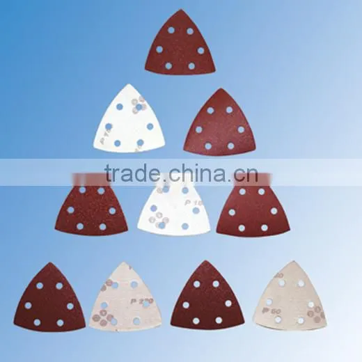 special coated anti-clogging hook and loop sandpaper disc