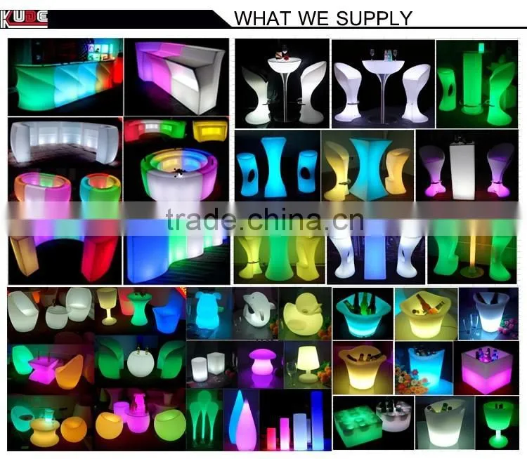 16 colors light illuminated led mobile bar counter for event