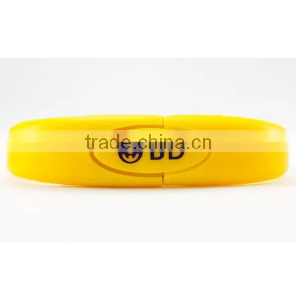 Silicone clip bracelet 1GB usb flash drive