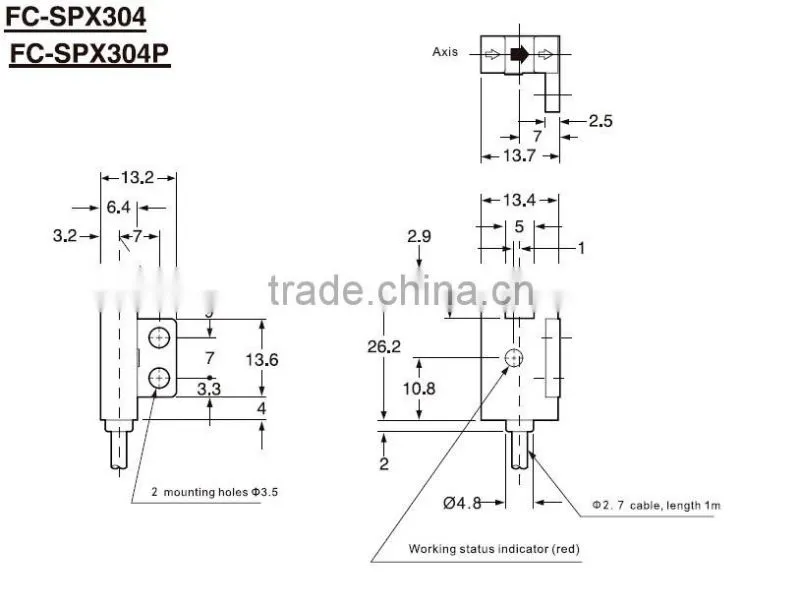 F&C Most Cheapest U Shape photoelectric sensor