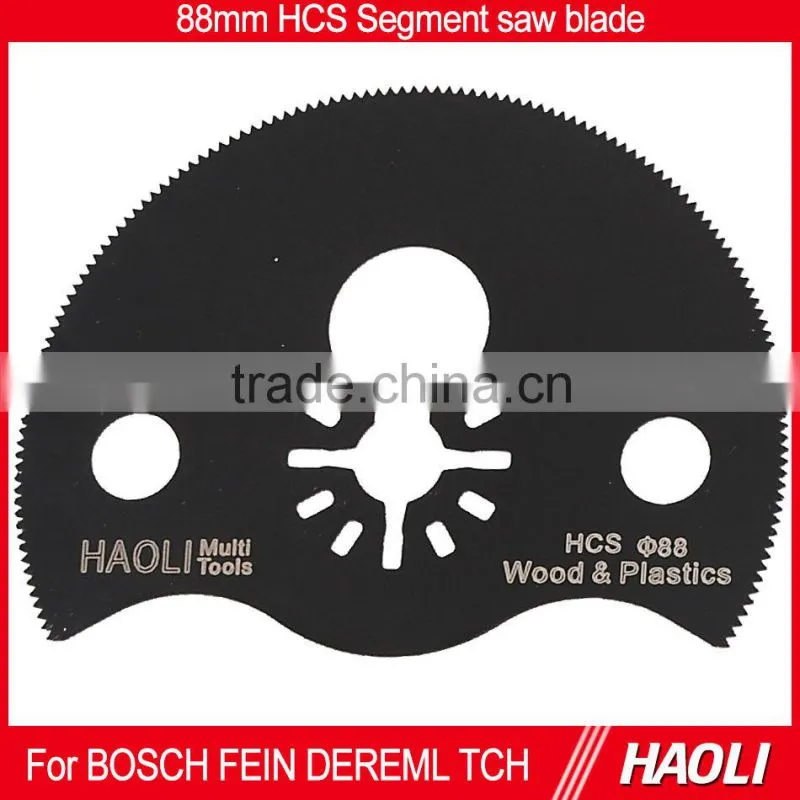 88mm(3-1/2'') HCS Segment oscillating muti tool saw blade ,Circular Saw Blade