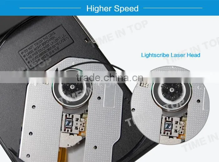 External Lightscribe USB2.0 DVD RW Drive for Notebook