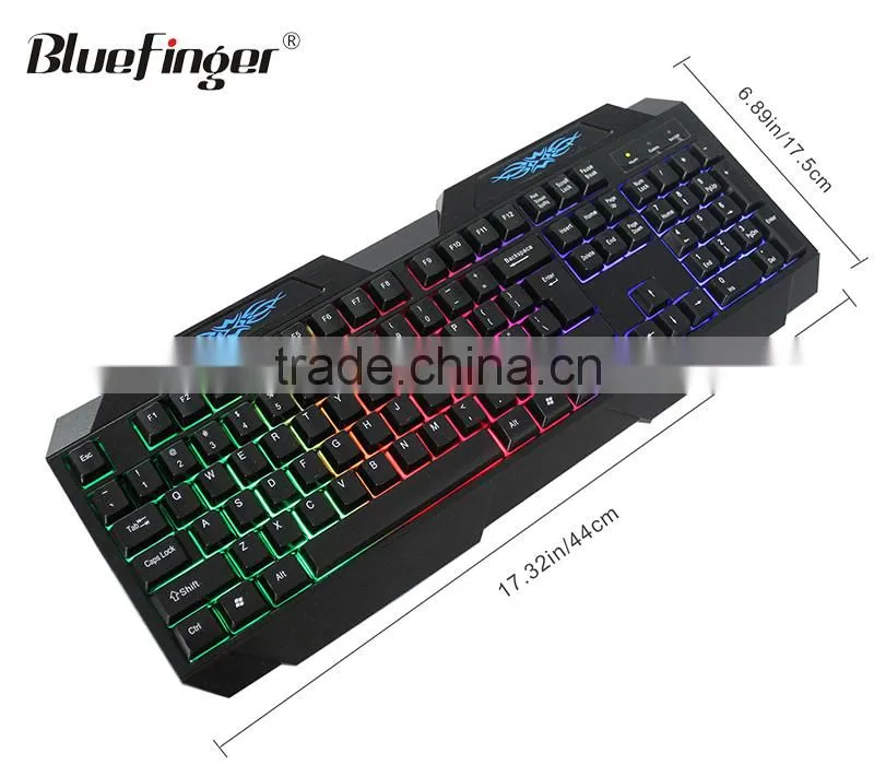 Shenzhen Factory Cheaper Illuminated Keyboard for desktop and laptop