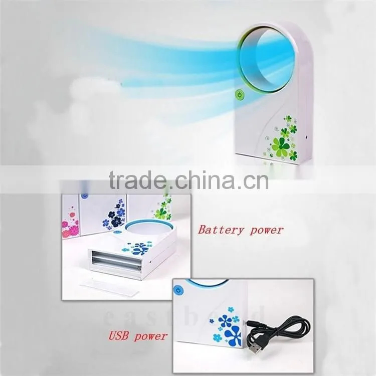 Promotion Gift For Summer USB Mini Portable Bladeless Fan Refrigeration Desktop No Noise Air Conditioner