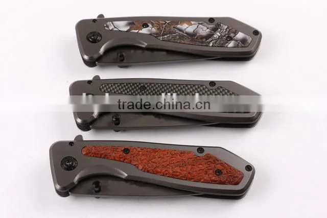 OEM 440 blade pocket knife with Titanium surface