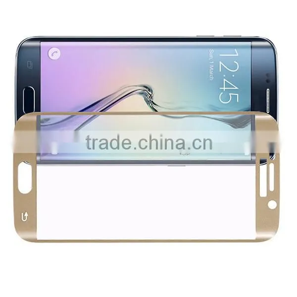 Gold 3D Curved Screen protector S6 Edge Plus Tempered Glass 9H