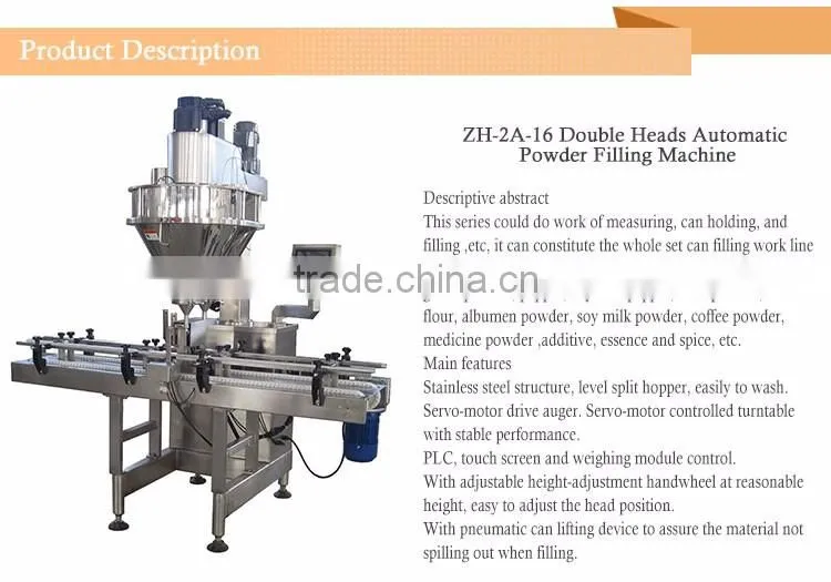 Two Heads Automatic Powder Filling Machine