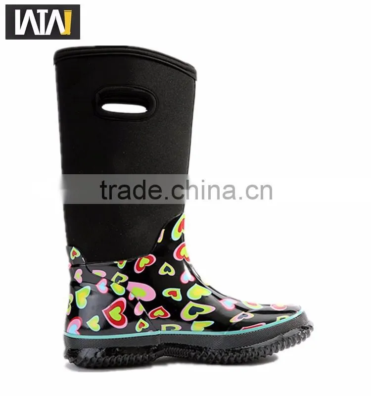 women neoprene rubber rain shoes