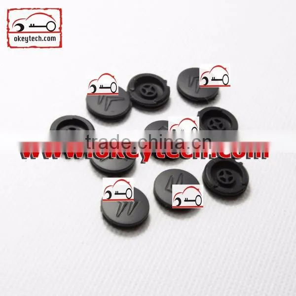 High Quatity Rubber pad for Citroen remote key shell transponder chip key shell Car Key Citroen romote key rubber pad