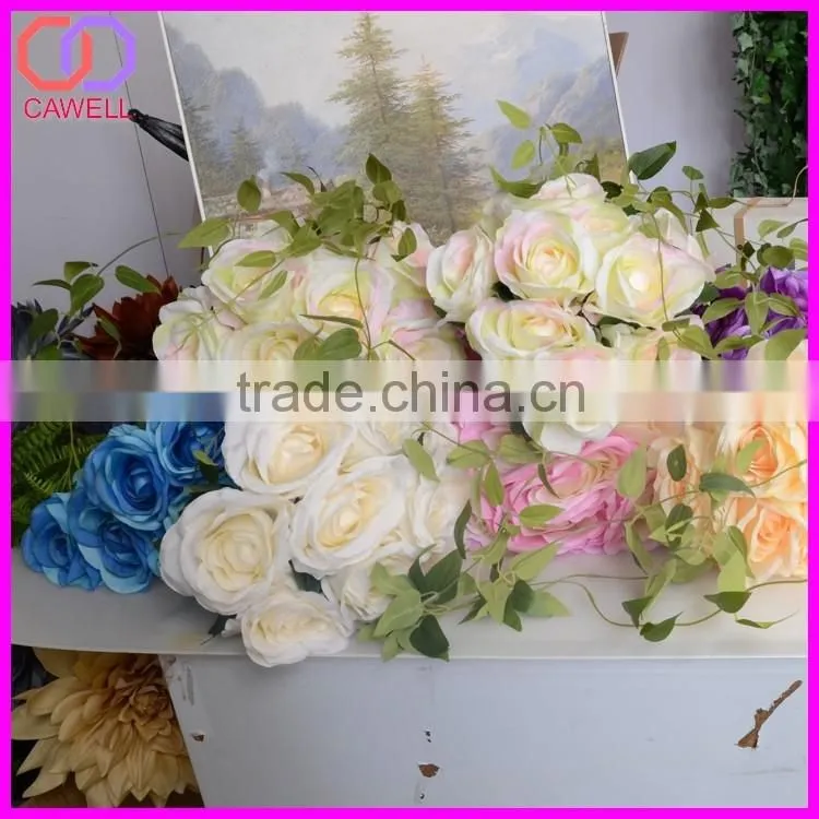 cheap wholesale plastic red rose bouquet