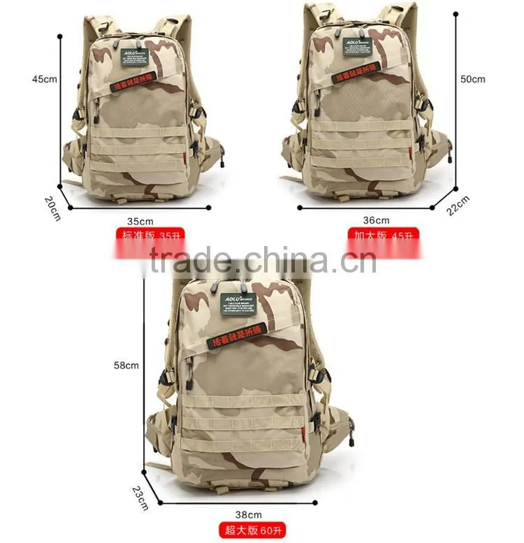 High Quality Snow Camo Outdoor Backpack Tactical Military Backpack
