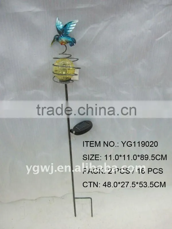 decorative metal butterfly solar garden decoration light